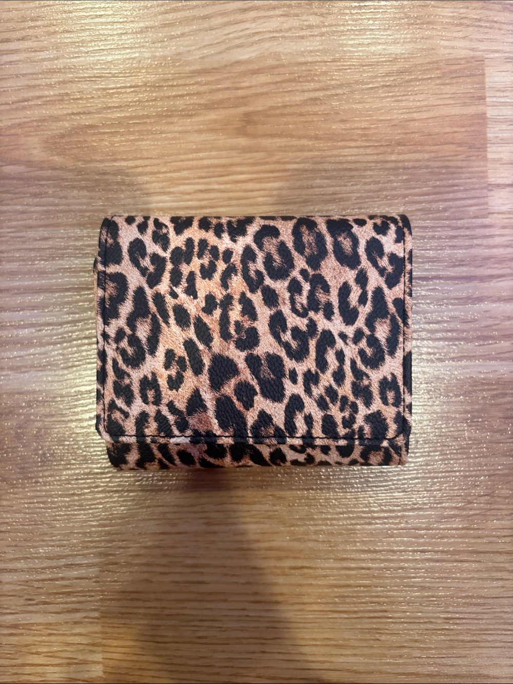 Victoria's Secret Leopard Print Card Holder - Black & Brown